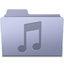 Music Folder Lavender icon